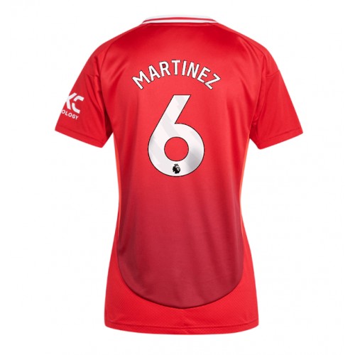 Dámy Fotbalový dres Manchester United Lisandro Martinez #6 2024-25 Domácí Krátký Rukáv